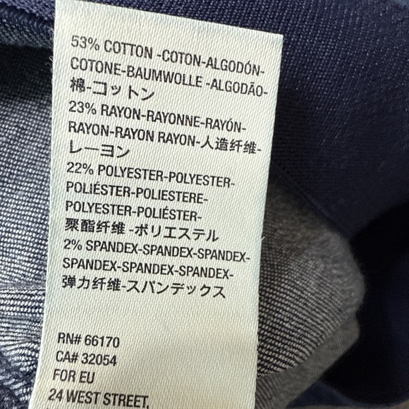 Free People Jeans Womens 27 Blue Indigo Flare Low‎ Rise Pull On Retro 70s Denim - Picture 10 of 12